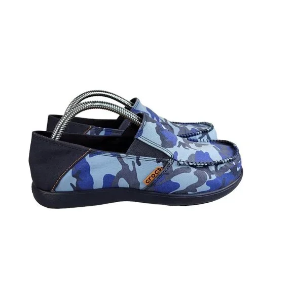 CROCS Shoes Crocs Santa Cruz Camo Kids Slip On Loafer Shoes